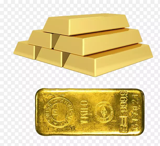 金条克拉定义黄金为投资.堆放金条和金条