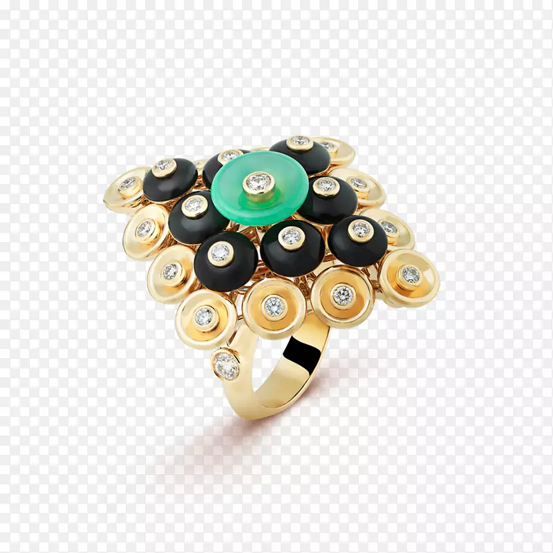 耳环van Cleef&Arpels珠宝亮片-van Cleef&Arpels钻石戒指