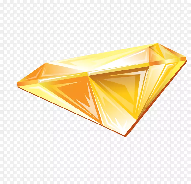 黄色钻石-真正的黄色三维钻石