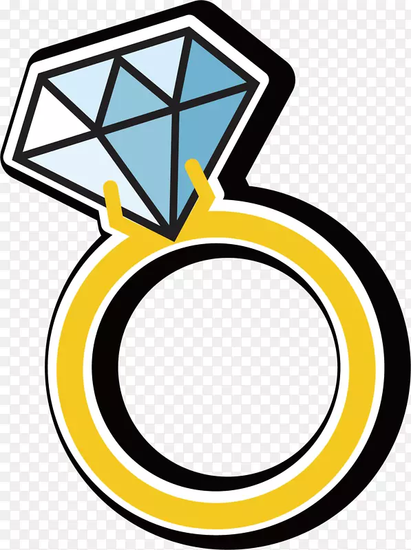 蓝色钻石戒指宝石.钻石环