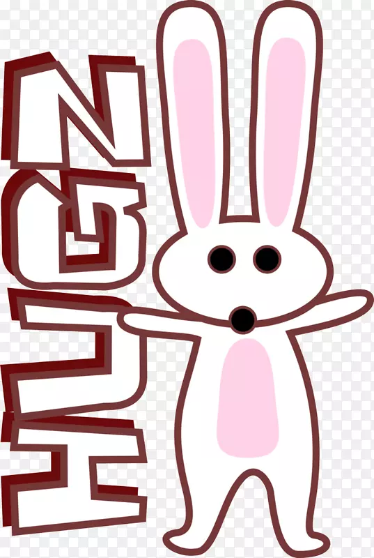 国内兔子复活节兔剪贴画-兔子形象卡通