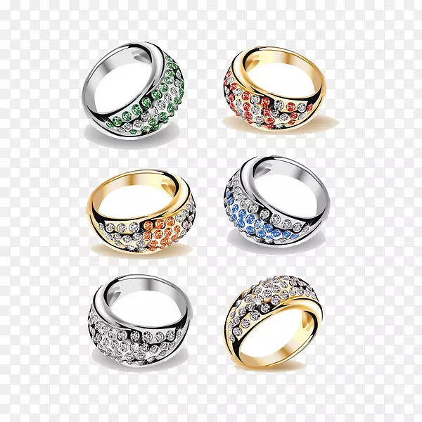 婚戒订婚戒指剪贴画明亮的钻石戒指