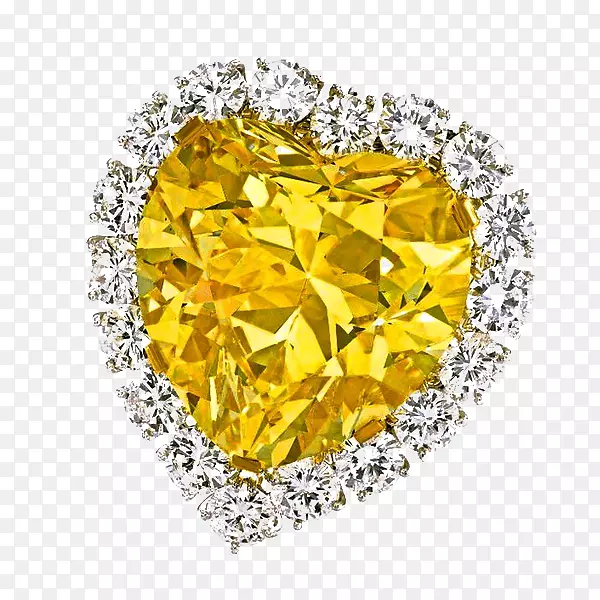 黄色钻石颜色珠宝亮-黄色钻石