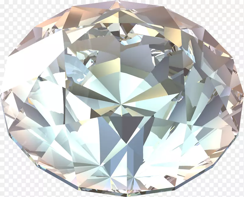 钻石-美丽的钻石材料自由拉