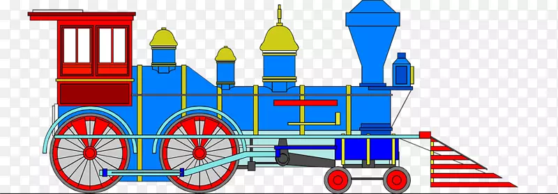 铁路运输机车剪贴画.列车背景剪贴画