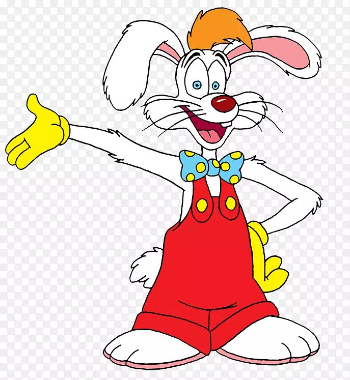 兔子罗杰杰西卡兔剪贴画一只兔子的卡通图片