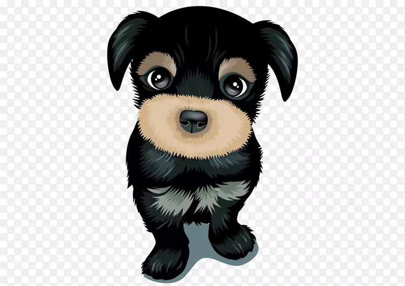 小狗可爱卡通-可爱小狗​​卡通图片