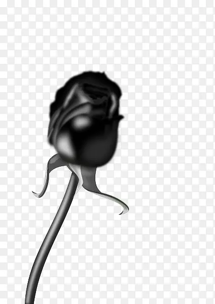 黑色玫瑰可伸缩图形剪贴画-罗莎公园剪贴画