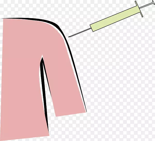 流感疫苗剪贴画-无流感病毒片段