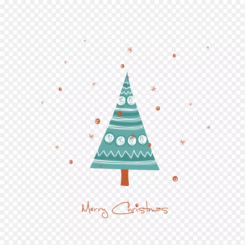 圣诞贺卡和纸牌圣诞装饰品工艺-儿童插画圣诞树
