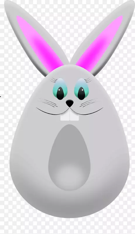 复活节兔子彩蛋剪贴画-复活节兔子图形