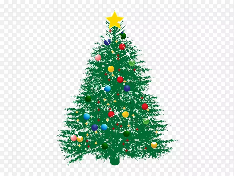 圣诞树，圣诞树装饰，冷杉，圣诞树