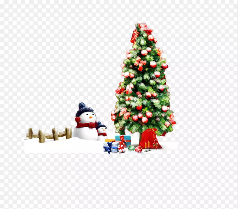 圣诞树，圣诞装饰品，礼物，圣诞树