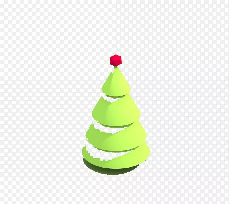 圣诞树装饰-绿色圣诞树