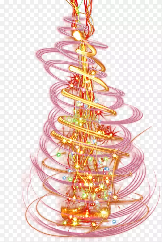 明亮的圣诞树颜色-亮丽的圣诞树
