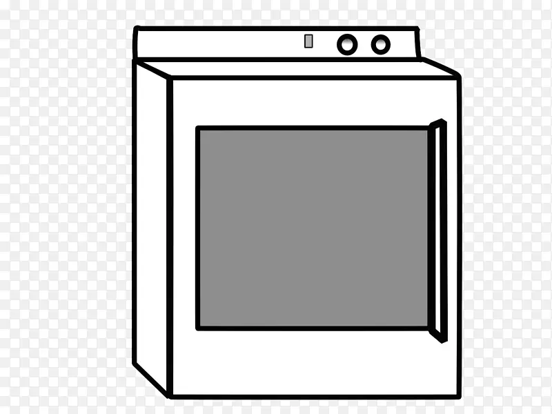 烘干机，洗衣机，烘干机，吹风机，剪贴画，洗衣机和烘干机