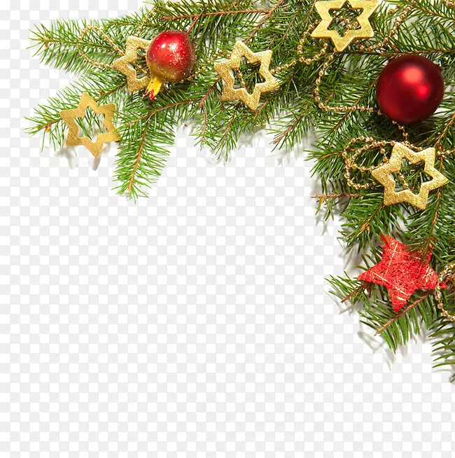圣诞节装饰圣诞装饰品圣诞树剪贴画圣诞树装饰五方格星