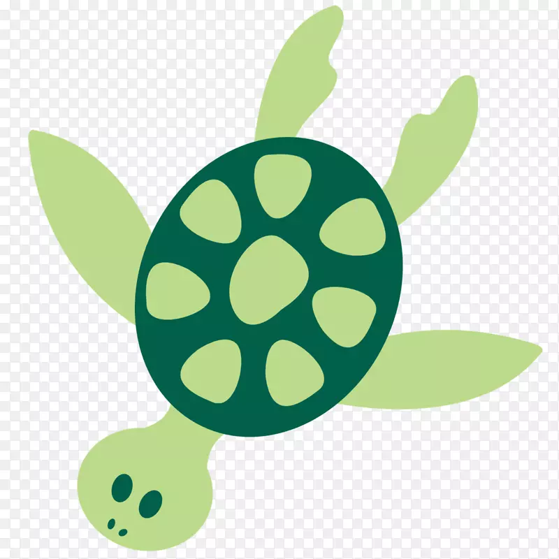 海龟水生动物海洋剪贴画-海龟学校剪贴画