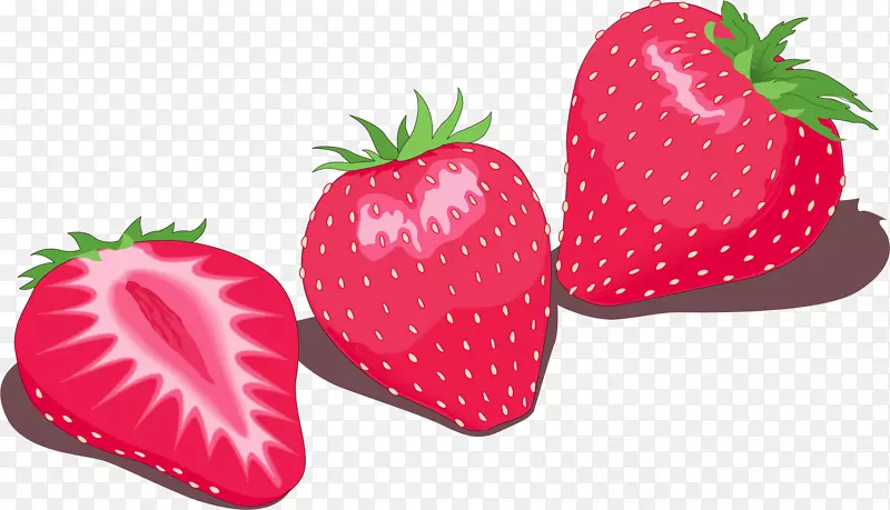 奶昔草莓-绘制草莓