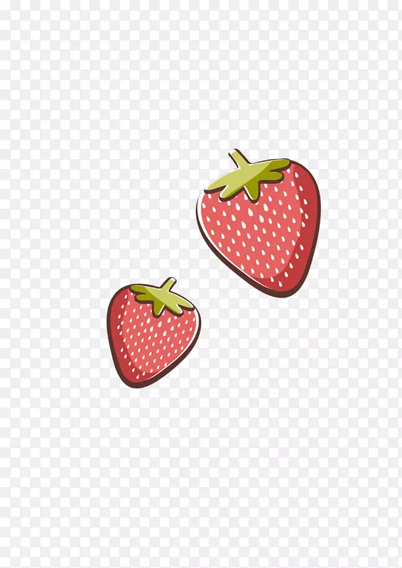 香港草莓食品-手绘草莓