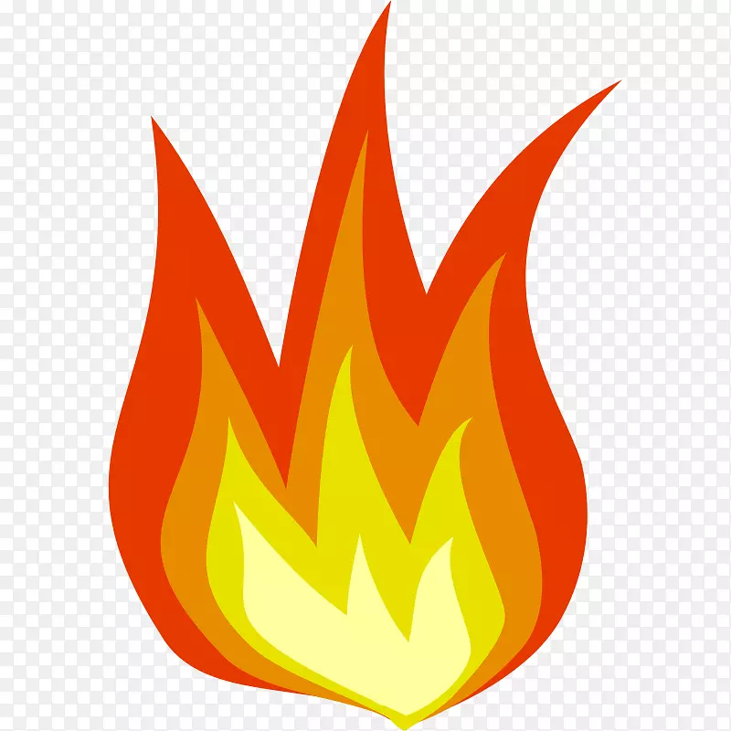 电脑图标火焰剪贴画卡通火灾图像