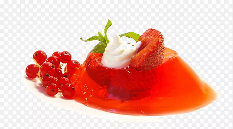冰沙明胶甜点填充物水果蜜饯.水果草莓酱