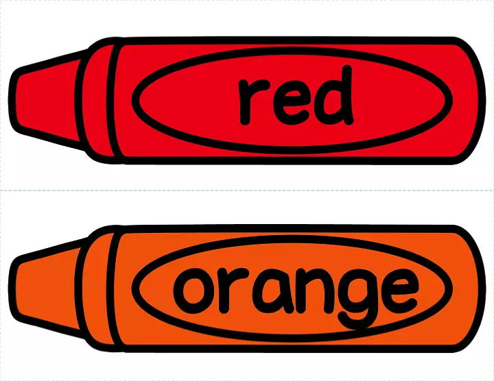 蜡笔红蜡笔剪贴画-红色蜡笔