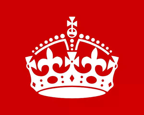 英国君主制王冠剪贴画-红色皇冠剪贴画