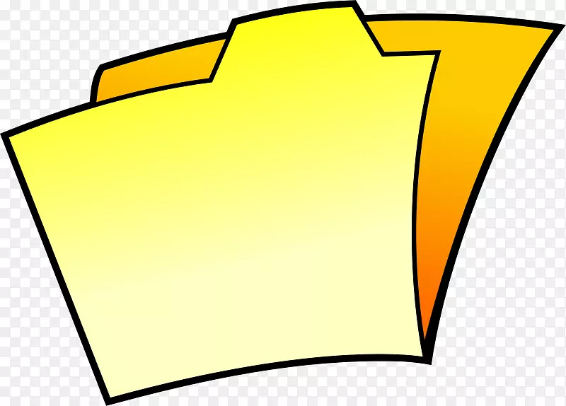 目录计算机图标计算机鼠标剪贴画黄色文件夹剪贴画