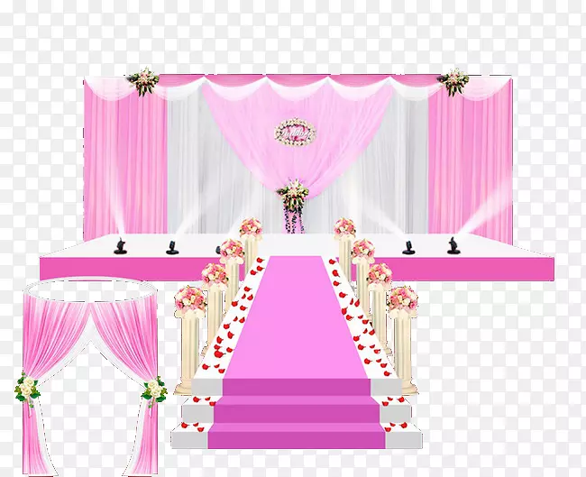 婚礼接待舞台-婚礼大厅