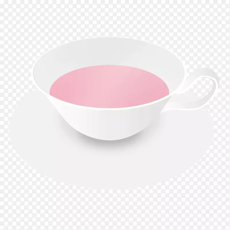 咖啡杯碟碗-草莓口味的饮料