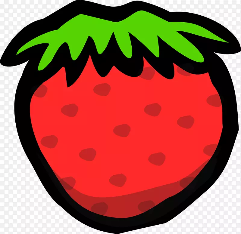 草莓派免费内容剪辑艺术手绘草莓