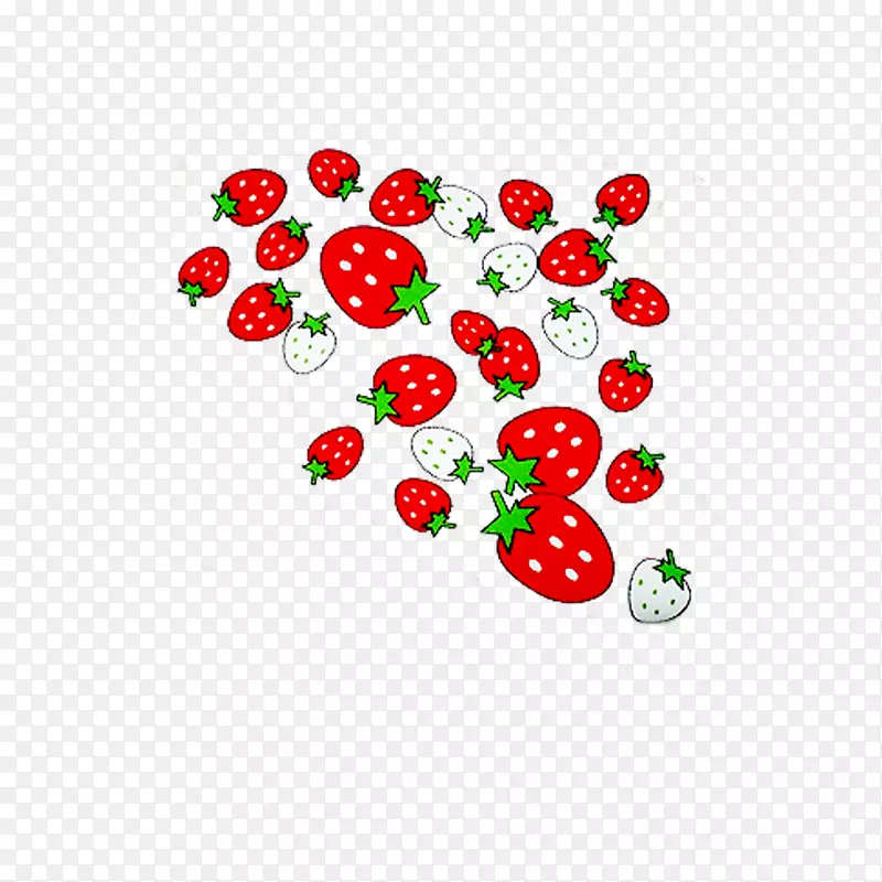 Aedmaasikas草莓剪贴画-草莓插图