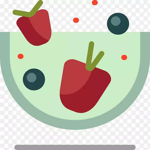 果汁维生素C电脑图标.草莓饮料水