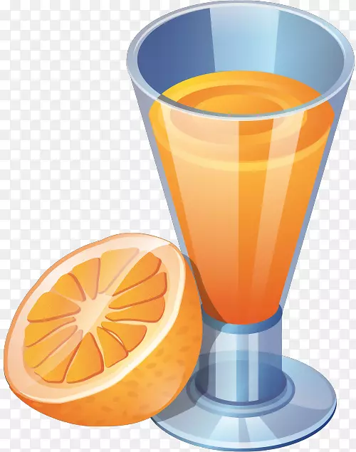 橙汁饮料油漆橙汁