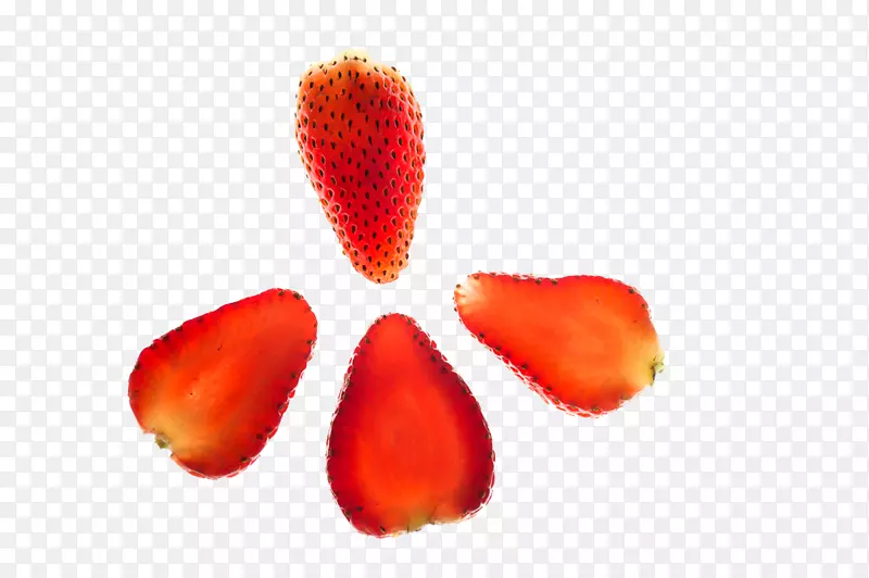 草莓剪贴画-红色草莓图案