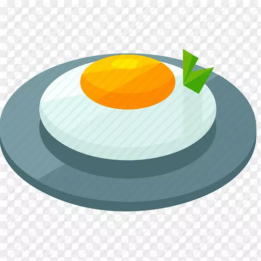 煎蛋早餐食物煮鸡蛋卡通蛋