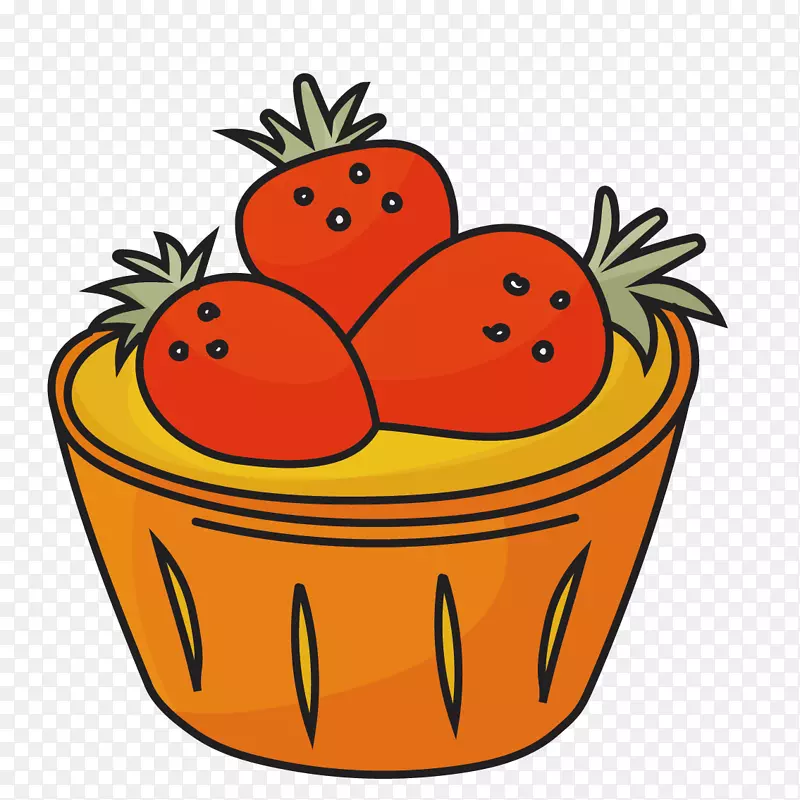 蛋挞果草莓-草莓蛋糕