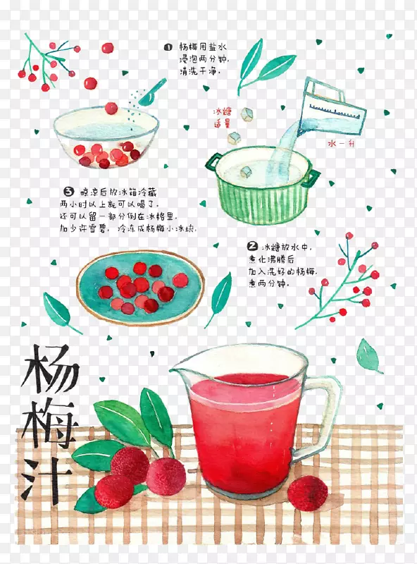 杨梅区果汁草莓配方甜度卡通李汁