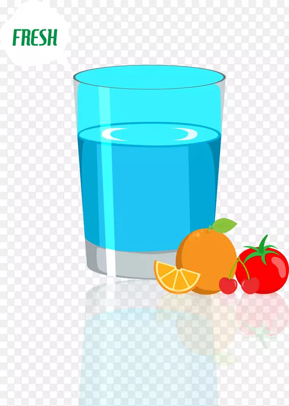 果汁玻璃载体新鲜果汁