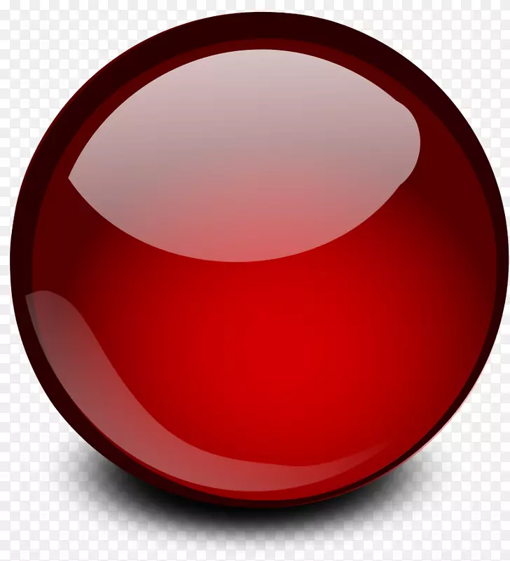 球体可伸缩图形绘图剪贴画红色按钮剪贴器