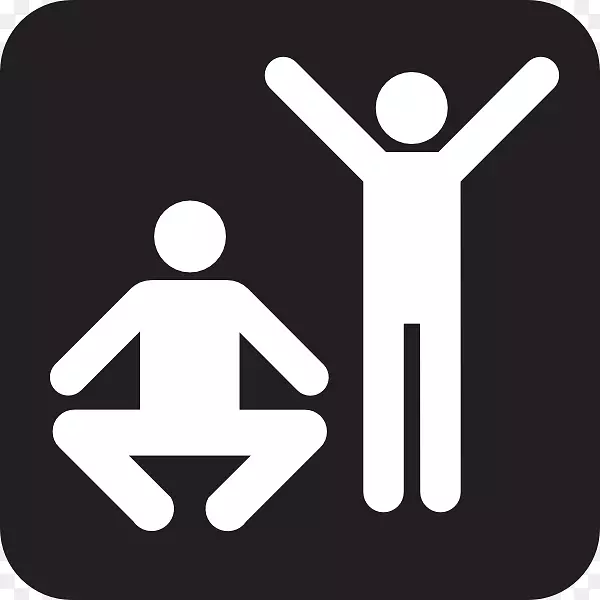 体育锻炼身体健身电脑图标剪贴画-家庭健身剪贴画