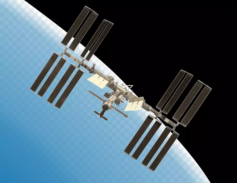 国际空间站航天飞机程序剪辑艺术剪贴画空间站
