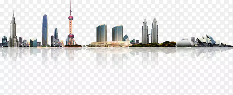 东方明珠塔版面平面设计-城市建筑