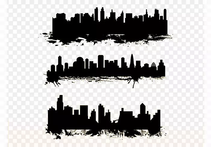 城市剪影建筑-城市剪影