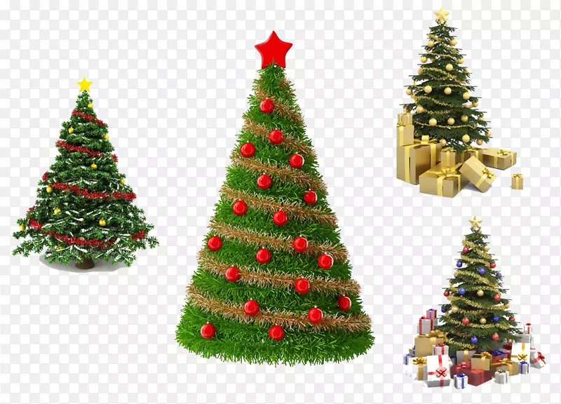 圣诞圣诞树装饰-圣诞海报创意
