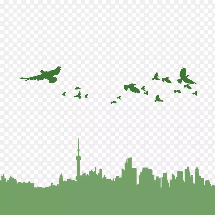 博州绿色海报-绿色城市