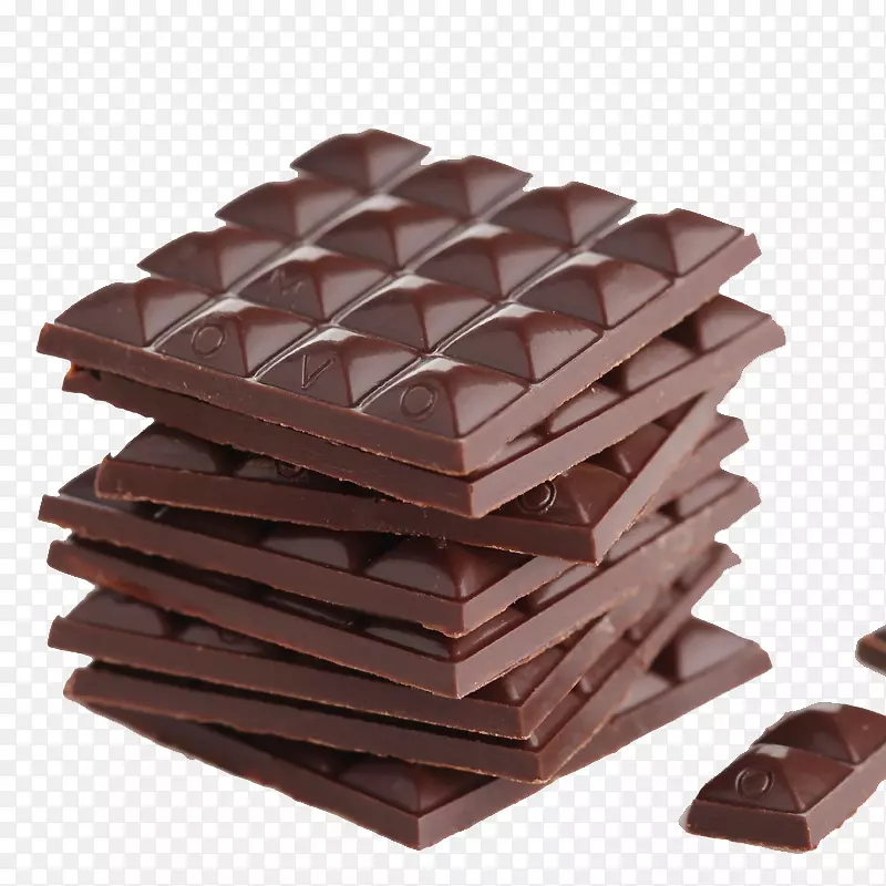 巧克力薄饼铁氧体白巧克力食品堆叠巧克力