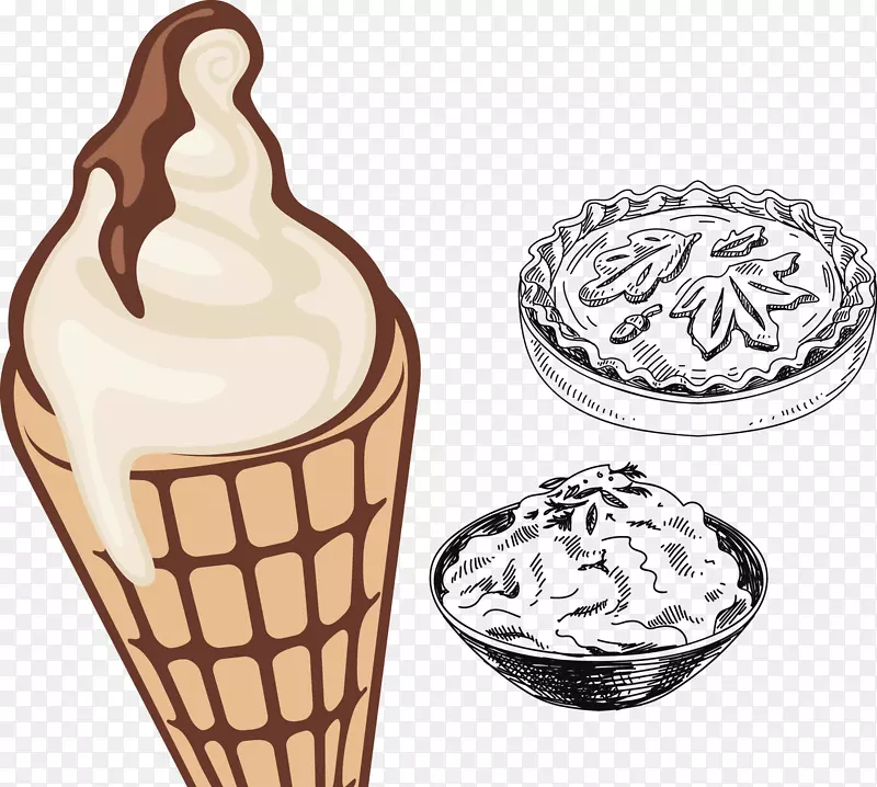 巧克力冰淇淋圣代夫人巧克力冰淇淋