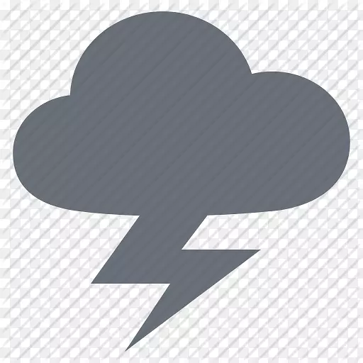 雷雨电脑图标闪电符号-Pika Clits
